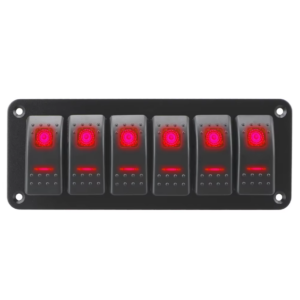 Switch Panel 6 Botões Painel Ignição Partida Acessórios Led