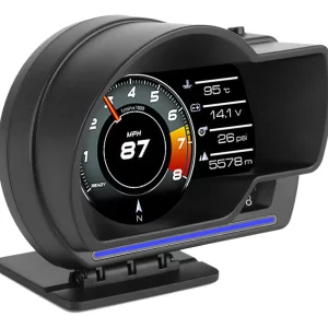 Display Digital Hud Obd2 Combustível Velocímetro Temperatura
