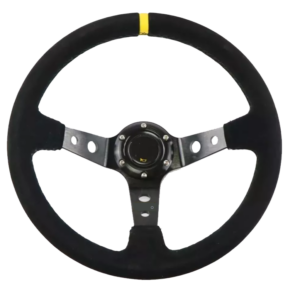 Volante Esportivo Camurça 35cm Deep Dish Wrc Jdm Drift