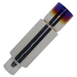 Abafador Esportivo Inox Eplus Universal Ponteira Reta Burn