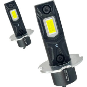 Par Lâmpadas H3 Led 6000lm 12v 6000k Slim Plug