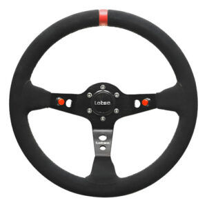 Volante Lotse Dakar Camurça Tarja Vermelha + Cubo Parati G3