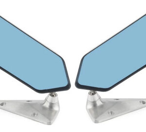 Retrovisor Tipo F1 Universal Black Piano Jdm Antigo Corrida