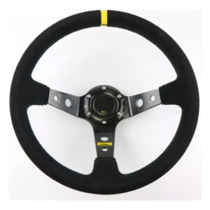 Volante Esportivo Camurça 35cm Deep Dish Wrc Jdm Drift