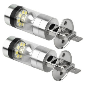 Par Lâmpadas H1 Led Com Lente Projetor Eliptico