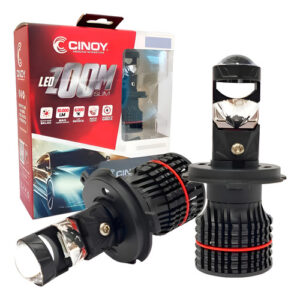 Lâmpadas H4 Led Slim Projetor Luz Baixa E Alta Unitário Moto