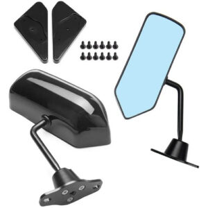 Retrovisor Tipo F1 Vintage Antigo Universal Black Piano