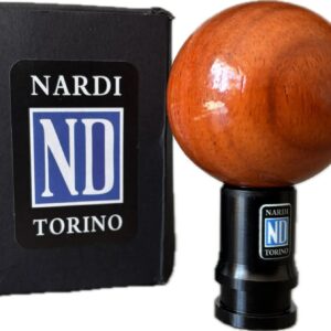 Manopla Madeira Clássica Universal Nardi Fusca Quadrado Preto